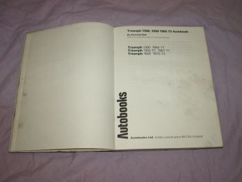 Autobooks Workshop Manual Triumph 1300 and 1500. (3)