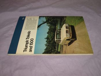 Pearson&rsquo;s Car Servicing Book, Triumph Toledo and 1500. (2)