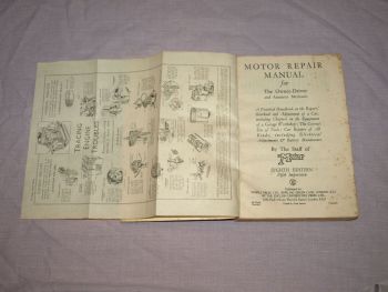 The Motor Repair Manual 8th Edition, 1930s. (3)