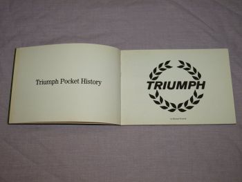 Triumph Pocket History by Michael Frostick. History of Triumph Cars. (3)