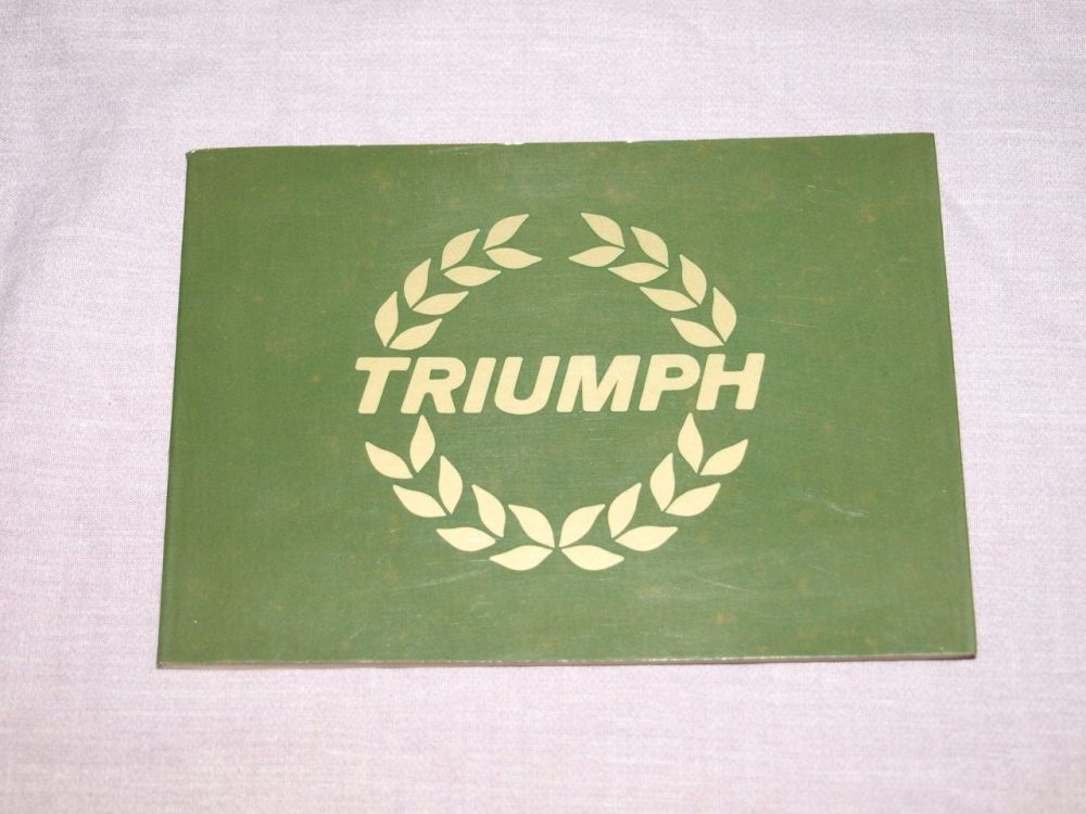 Triumph Pocket History by Michael Frostick. History of Triumph Cars.