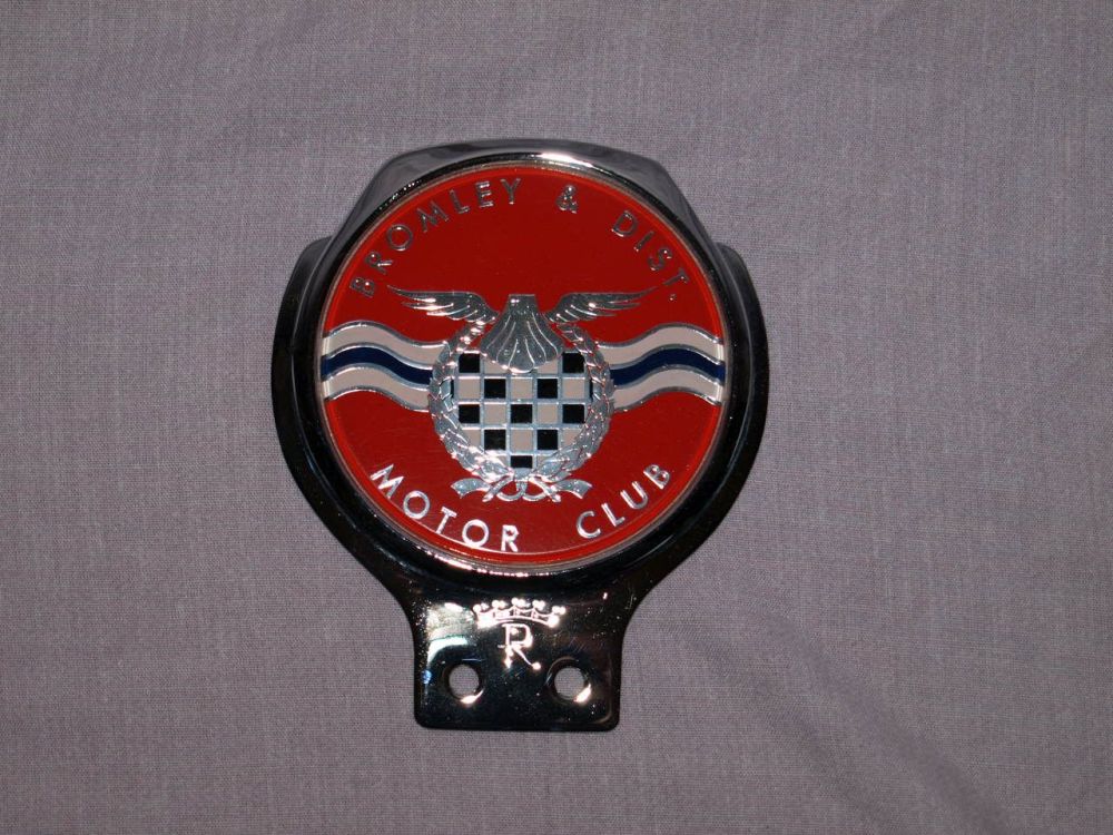 Bromley & District Motor Club Car Badge