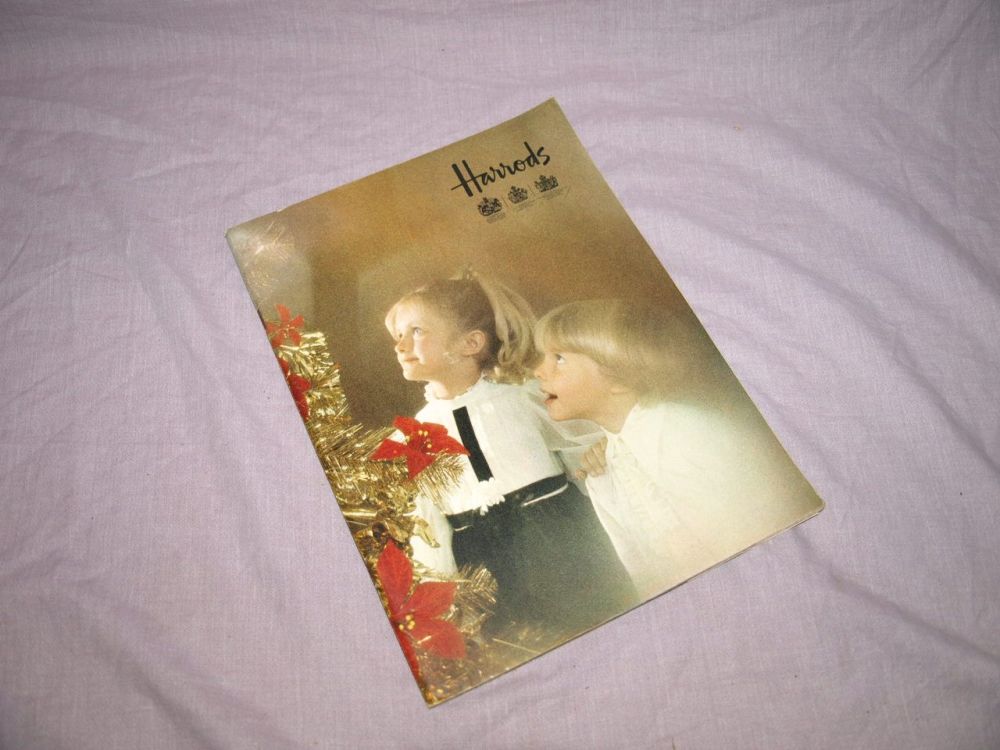 Vintage Harrods Christmas Catalogue 1973.