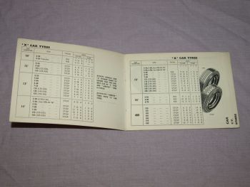 Michelin Tyres Retail &amp; User Price List 1965. (3)