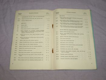 Austin Cambridge A55 Mk II Schedule of Repair Charges. (5)