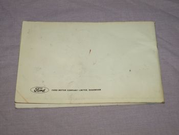 Ford Anglia Owners Handbook. (2)