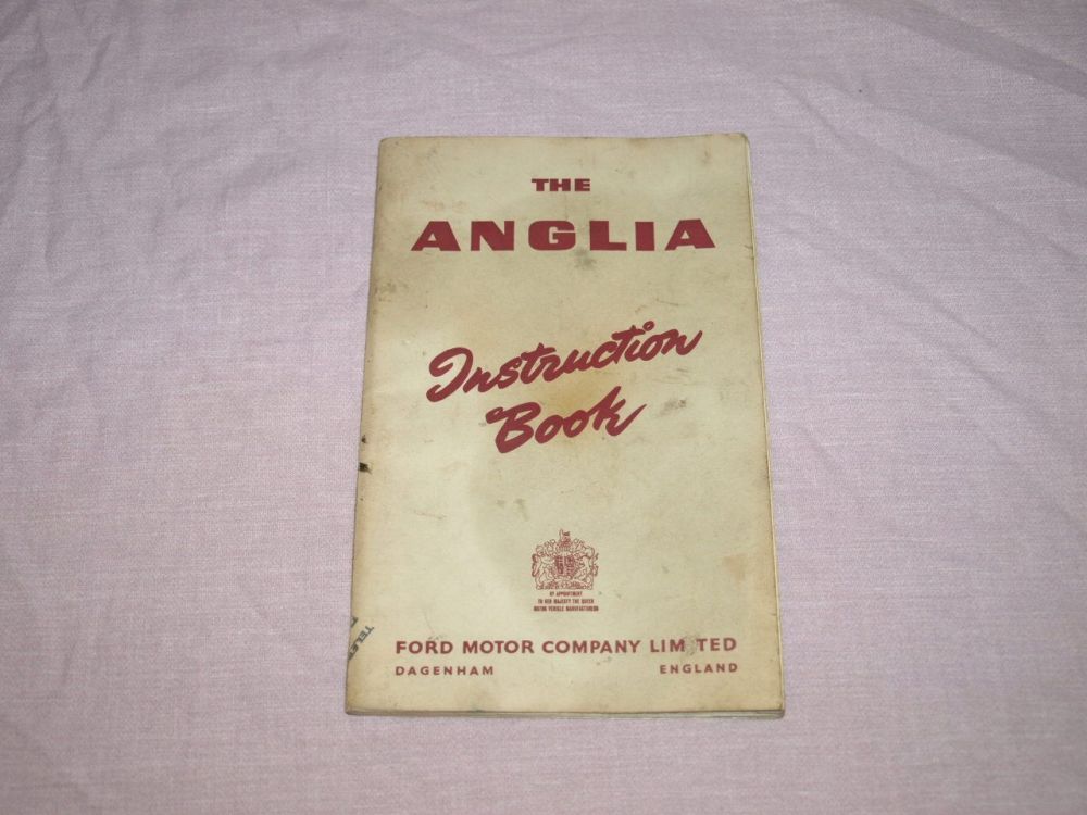 Ford Anglia 1953 Onwards Instruction Book.