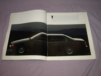 BMW 750i 750iL Sales Brochure, 1989. (2)