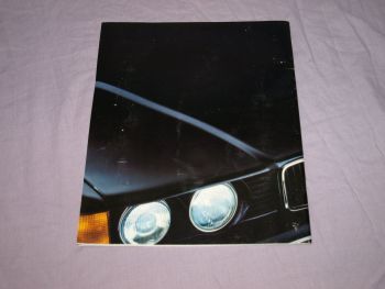 BMW 750i 750iL Sales Brochure, 1989. (5)