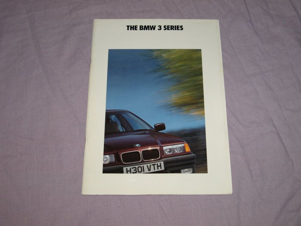 BMW 3 Series Sales Brochure, 1991.