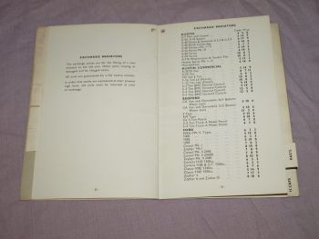 Rooks Motor Factors Price List. 1960s. (4)
