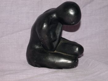 Ron Lyon Sculpture, Woman Sitting. (2)