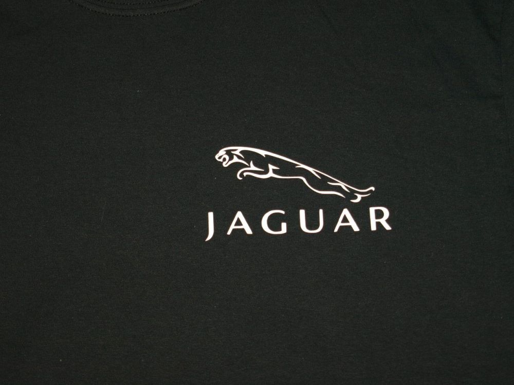 Jaguar Classic Car Logo T Shirt. Mens, Large.
