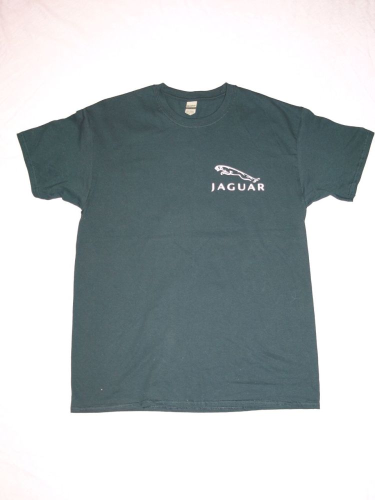 Jaguar Classic Car Logo T Shirt. Mens, Large.
