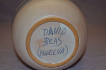David Beas Narrow Neck Pottery Vase. Medium (5)