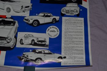 The History of the TR Poster. TR2, TR3, TR4, TR5, TR6, TR7. (7)