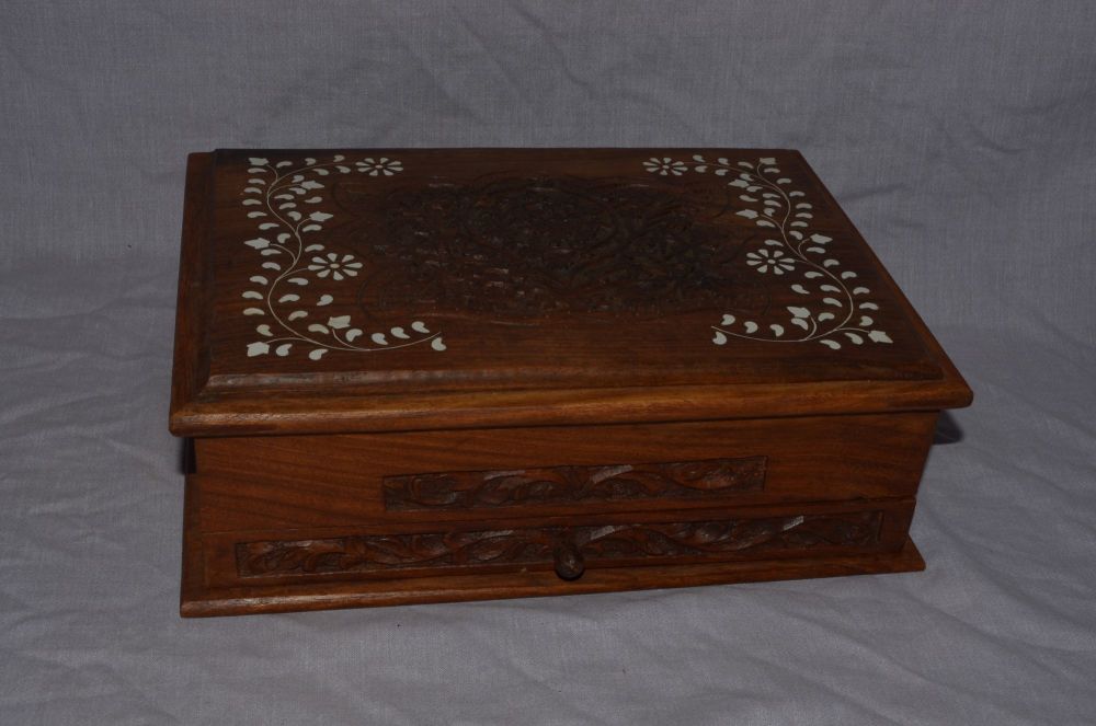Art Nouveau Hardwood Writing Chest by Past Times.