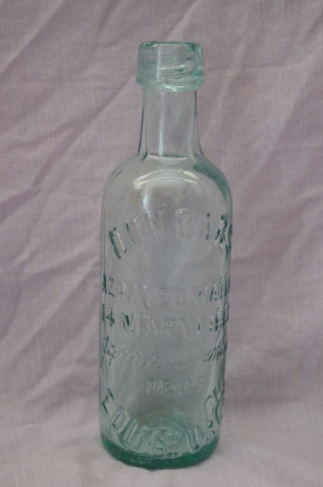James Dunbar, Edinburgh Aerated Water Bottle.