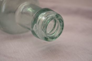 T Sanderson, Edinburgh Aqua Glass Water Bottle. (2)