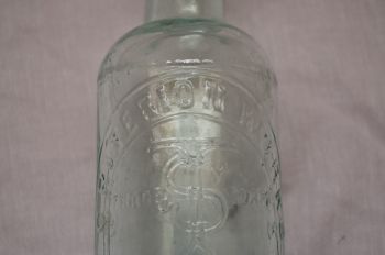 T Sanderson, Edinburgh Aqua Glass Water Bottle. (3)