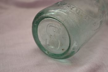 T Sanderson, Edinburgh Aqua Glass Water Bottle. (5)