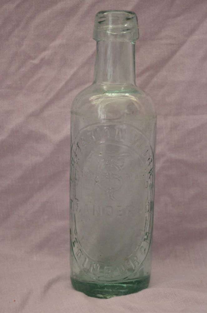 T Sanderson, Edinburgh Aqua Glass Water Bottle.