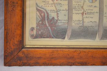 The Road From London To Rye Strip Map by John Ogilby. (5)