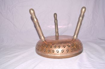 Persian Iran Cooper &amp; Brass Foot Warmer Stool. (7)