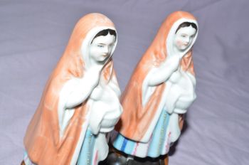 Little Red Riding Hood China Figurines. (7)