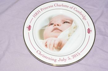 Princess Charlotte Christening July 5th 2015 Commemorative Plate. (2)