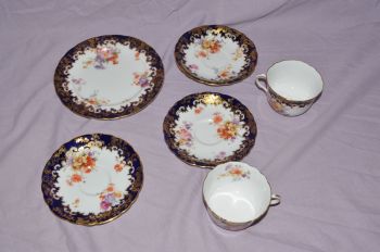 Royal Doulton Porcelain Cups &amp; Saucers Herbert Bettley. (2)