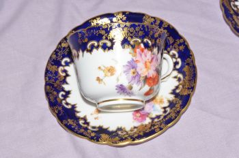 Royal Doulton Porcelain Cups &amp; Saucers Herbert Bettley. (3)