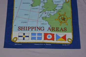 Shipping Areas by Nauticalia Tea Towel, Ref No 6127. Unused (4)