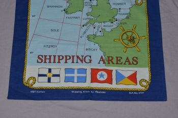 Shipping Areas by Nauticalia Tea Towel, Ref No 6127. Unused (4)