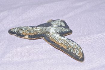 WWII Luftwaffe Embroidered Eagle Badge. (4)
