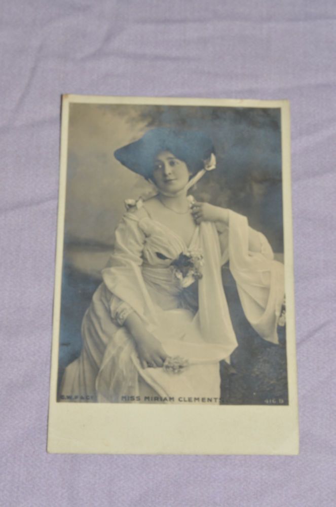 Miss Miriam Clements Vintage Postcard, 1905.