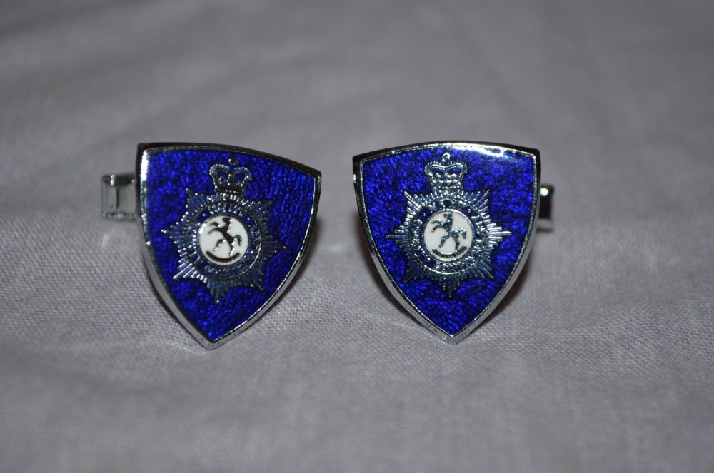 Kent County Constabulary Police Pair of Cufflinks.