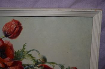 Garden Poppies by E Kruger Vintage Framed Print (4)