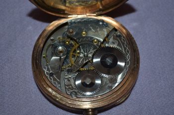 Waltham Gold Plated Pocket Watch. (5)