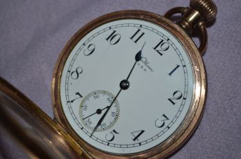 Waltham Gold Plated Pocket Watch. (6)