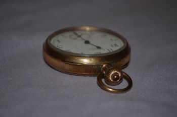 Waltham Gold Plated Pocket Watch. (7)