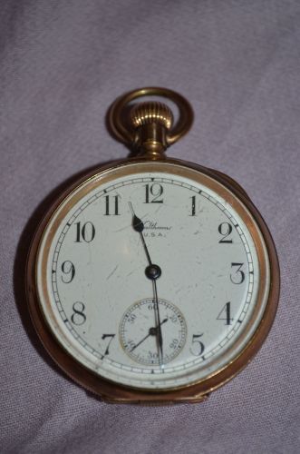 Waltham Gold Plated Pocket Watch. (8)