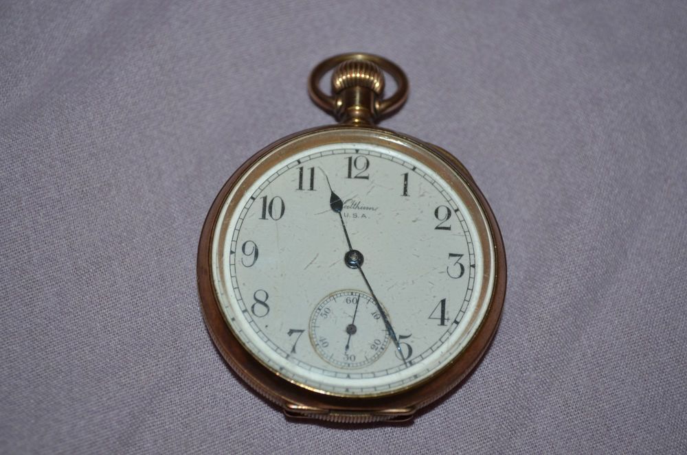Waltham Gold Plated Pocket Watch.