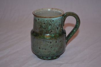 St Marychurch Pottery Green Mug. (2)