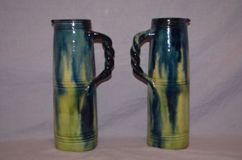 Art Nouveau Pair Of European VasesJugs (2)