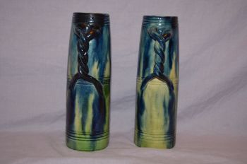Art Nouveau Pair Of European VasesJugs (3)