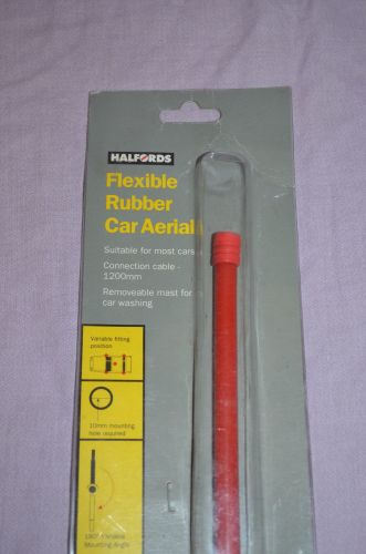 Retro Classic Car Halfords Red Flexible Rubber Aerial. (2)