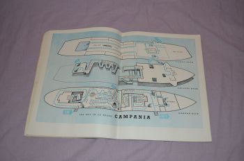 1951 Festival Of Britain Ship Campania Guide Catalogue. (4)
