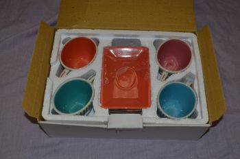 Yves Rocher Set of Coffee Cups &amp; Saucers. (7)