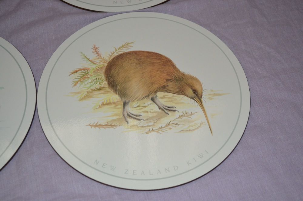 Jason Placemats, New Zealand Birds.